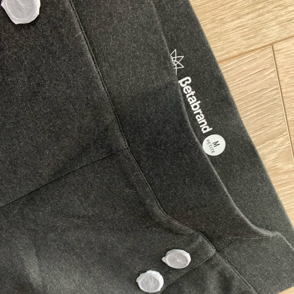 Betabrand grey yoga dress pants brand new